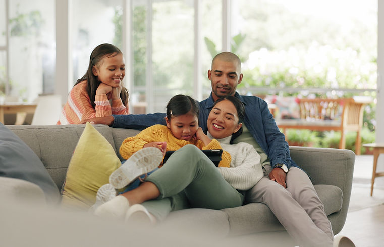 Family moving into new home